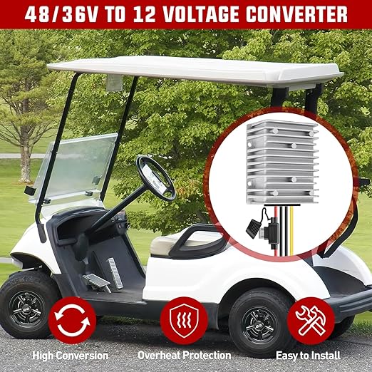 Nilight 48V 36V to 12V Voltage Converter 360W 30A Regulator Step Down to 12VDC - Image 8