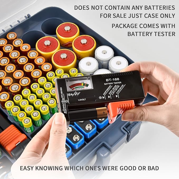 Aptbyte Battery Organizer Storage Holder Box Case - Image 6