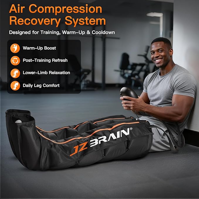 Air Compression Leg Recovery Boots : Dual-Power Sequential Compression System - Image 2