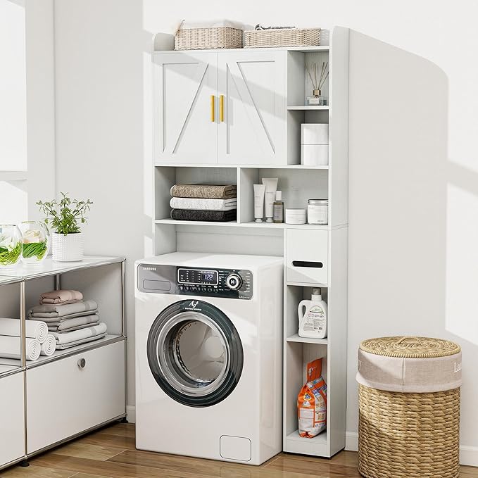 Farmhouse Over The Toilet Storage Cabinet - Image 3