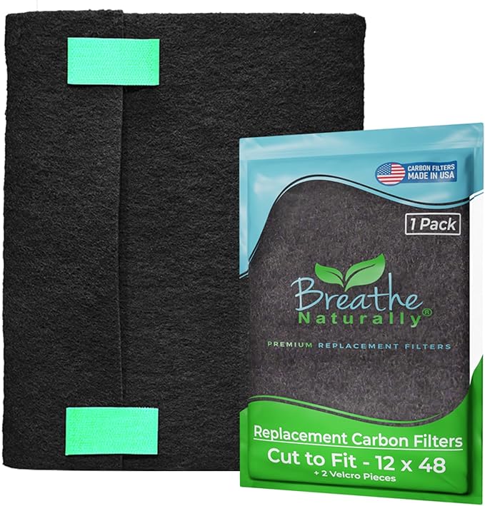 Breathe Naturally Universal Cut To Fit Activated Carbon Air Filter by BreatheNaturally