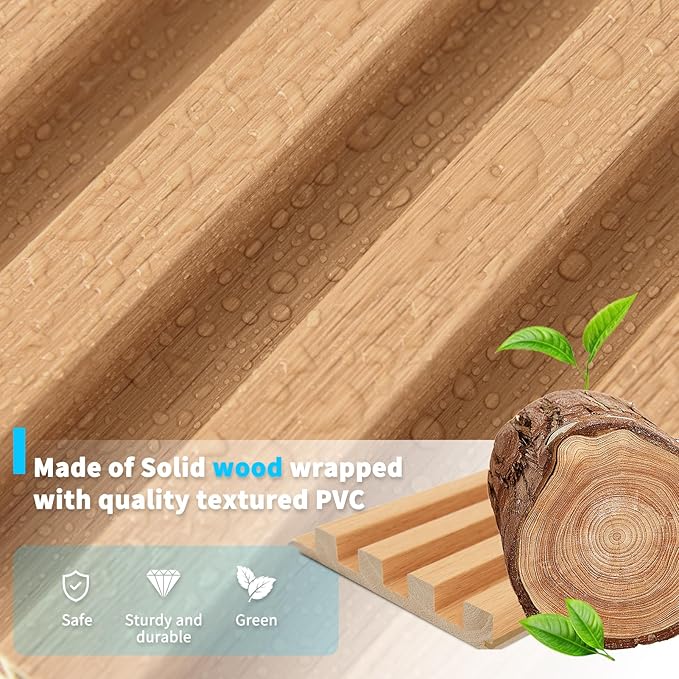 Art3d Slat Wood Wall Paneling for Interior and Ceiling Decoration - Image 8