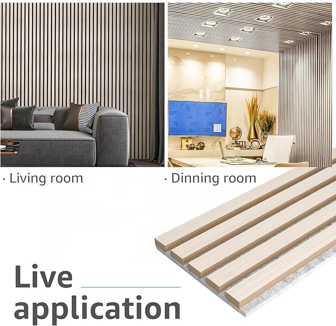 Art3d 4pcs-107 x 8in Slat Acoustic Panel - Image 5