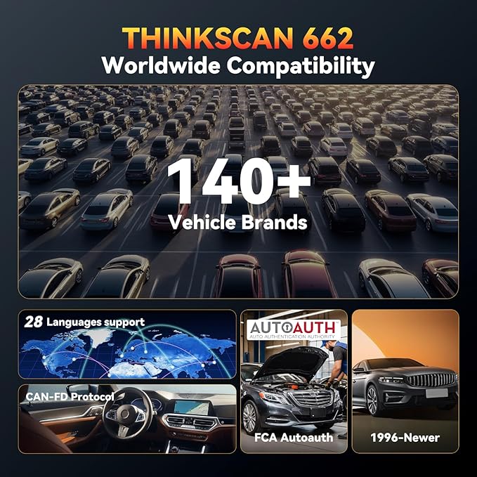 THINKCAR THINKSCAN 662 OBD2 Scanner, Car Diagnostic Tool - Image 8