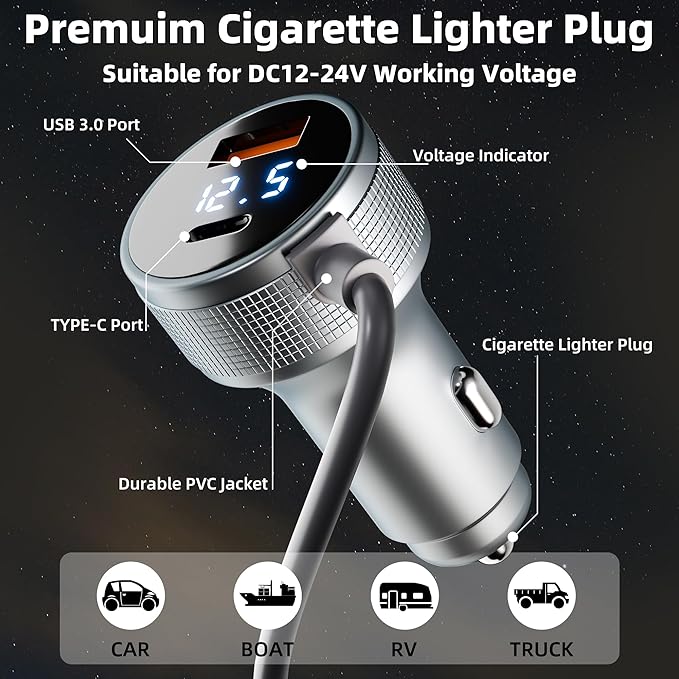 Starlink Mini 12V Car Adapter - Image 4
