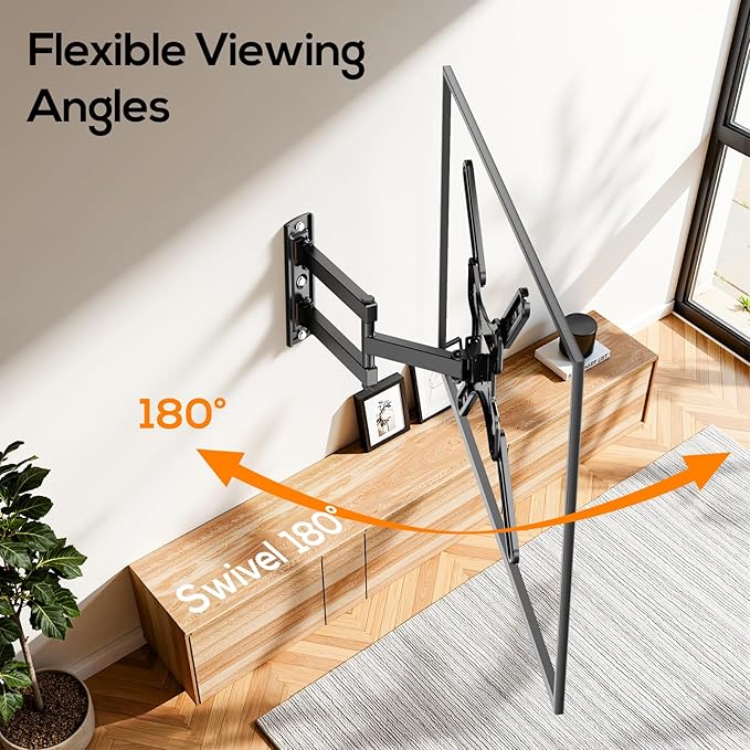 IWORKBOARD 43 50 55 inch Full Motion Corner TV Wall Mount - Image 2