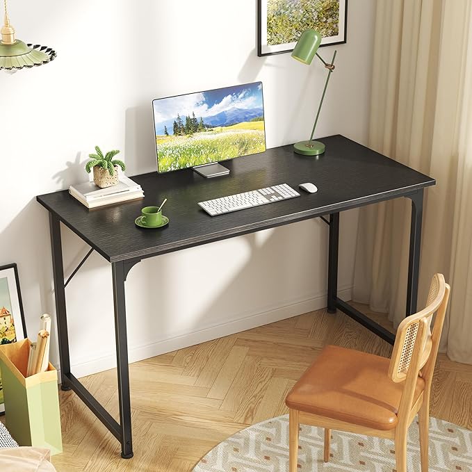 Huuger Modern Simple Office Desk, 40 Inch Gaming Desk - Image 2
