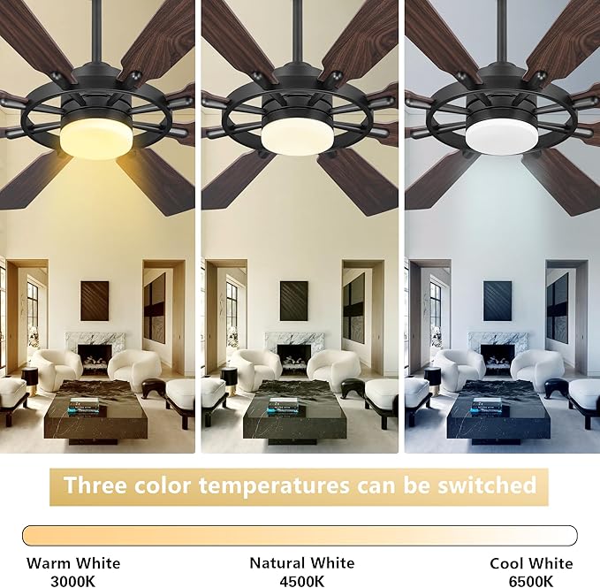 ELEHINSER 60 Inch Ceiling Fan - Image 6