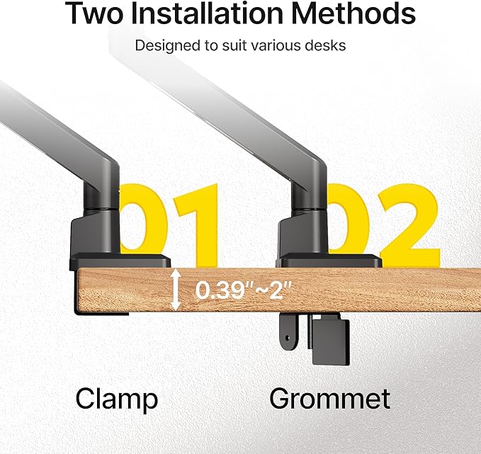 monTEK Single Monitor Arm with USB - Image 7