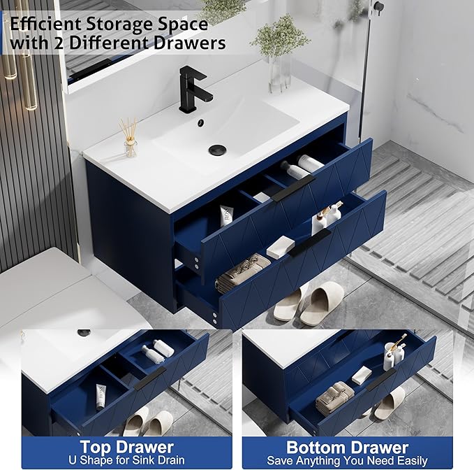 eclife 36" Bathroom Vanities Cabinet - Image 3
