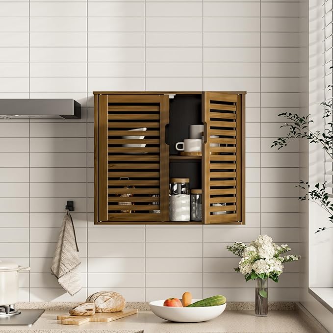 HITNET Medicine Cabinet, Bathroom Storage Cabinet Wall Mounted, Over The Toilet - Image 5