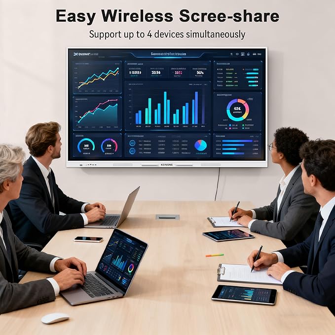Interactive Smart Board for Classroom, 55” 8+128 GB Electronic Digital - Image 4