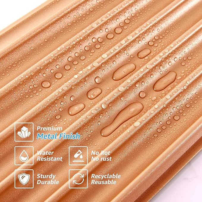 Art3dwallpanels Slat Wall Paneling, 8 Pack Wavy Grain Panel Wall Slats - Image 2