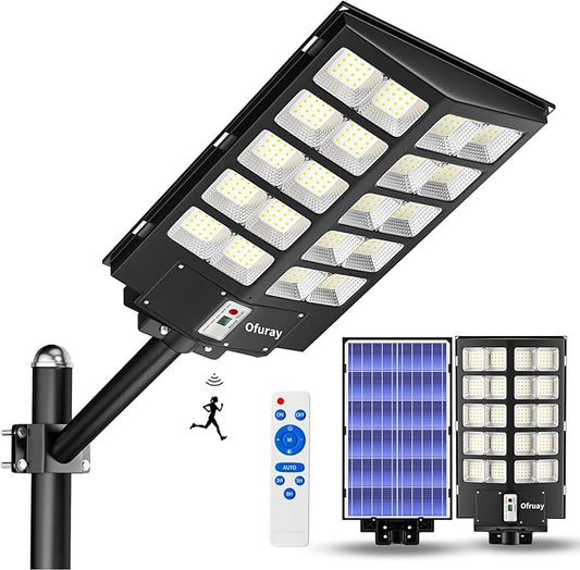 Ofuray Of-6000W Solar Street Lights Outdoor, 400000Lm Solar Streets Light by Ofuray