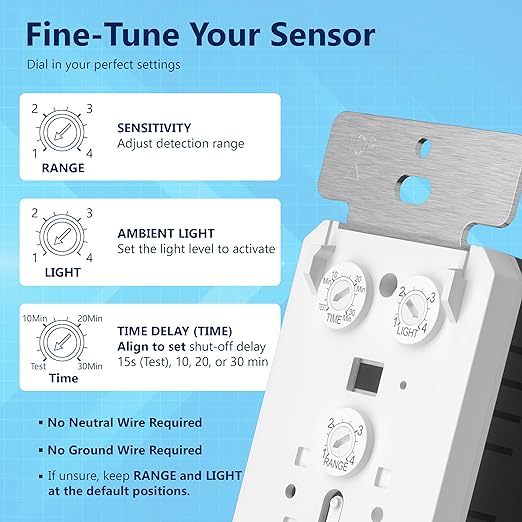 LIDER Motion Sensor Dimmer Switch - Image 2