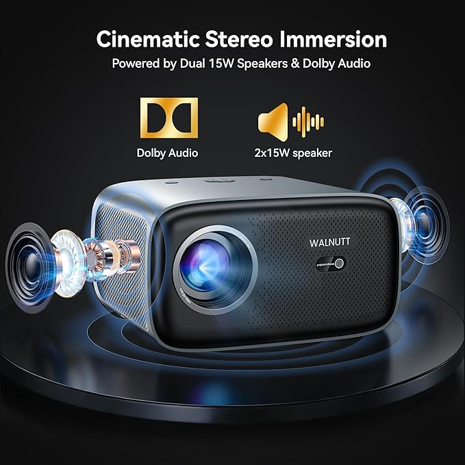 【1200 ANSI/4K Supported/Netflix Licensed】Smart Projector - Image 7