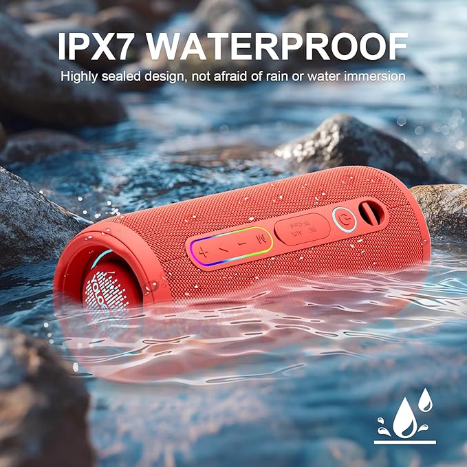 YOLOEMOT Waterproof Bluetooth Speaker, Wireless Shower Speaker - Image 5