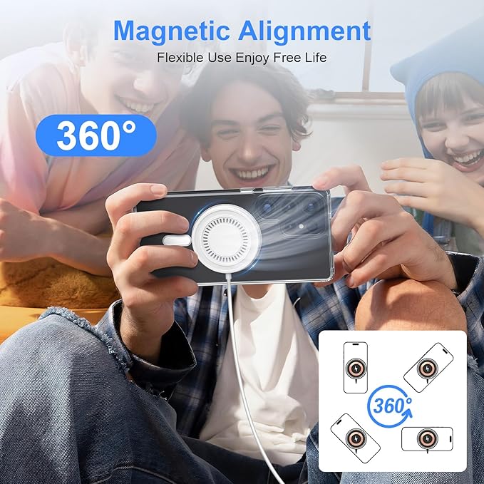 for iPhone 17 Pro Max Magsafe Charger 2Pack Magnetic Wireless Charger - Image 6