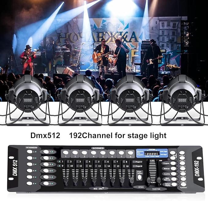 DMX Controller for dj Lights Dmx512 Light Controllers 192 Channel DMX Board - Image 2