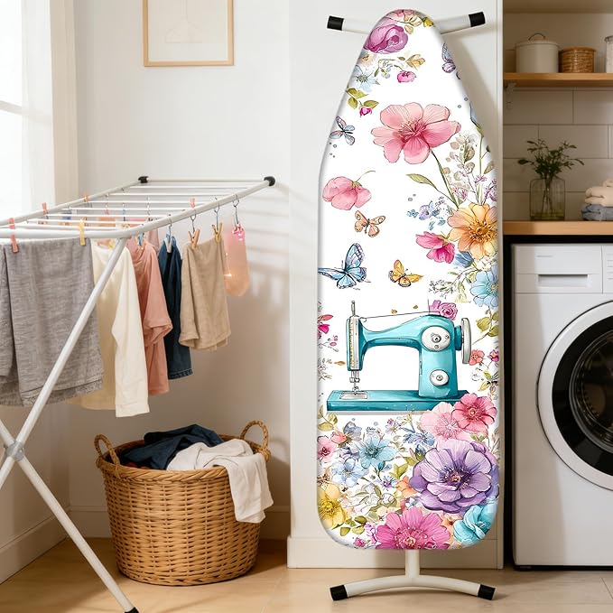Nuxovilar Ironing Board Cover Needle Cotton 15x54 Inches | Ironing Board Cover - Image 2