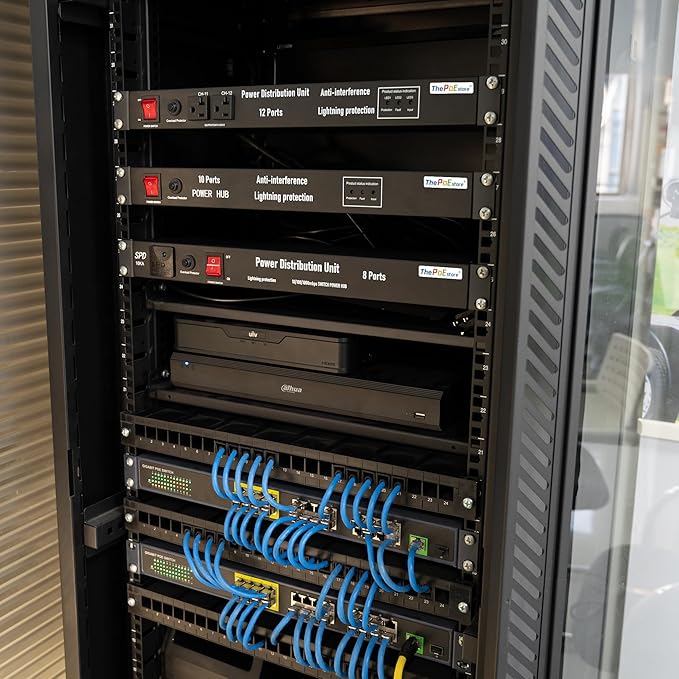 ThePoEstore 1U PDU Network Servers Surge Protector Power Distribution Unit - Image 8