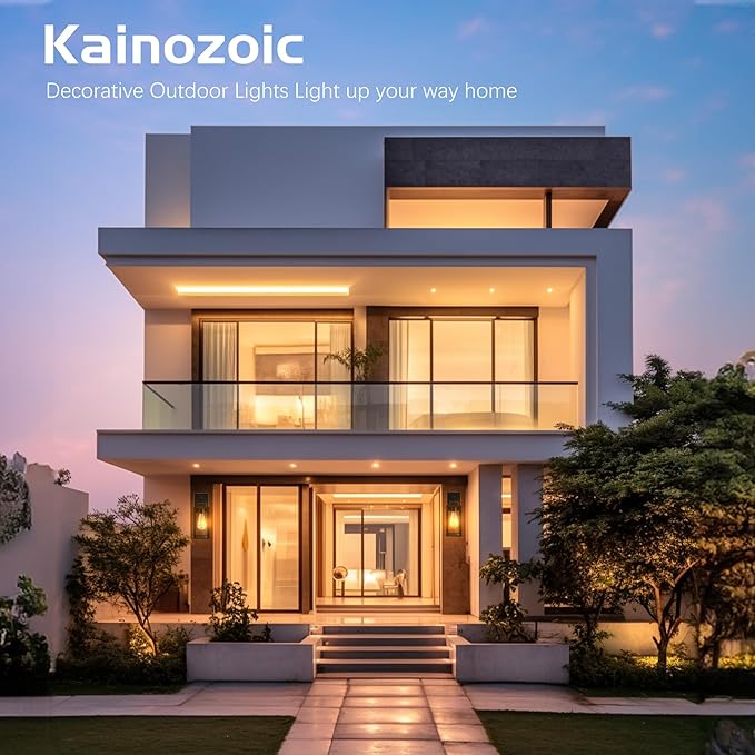 Kainozoic Motion Sensor Dawn to Dusk Outdoor Sensor Light Fixture Anti-Rust - Image 7