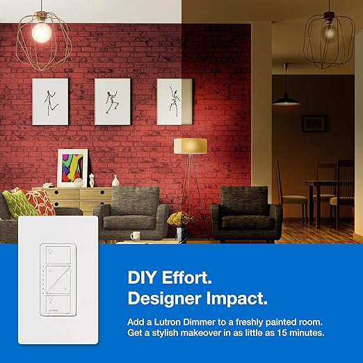 Lutron Caseta Original Smart Dimmer Switch Kit w/ Hub, - Image 10