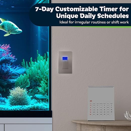 TOPGREENER Digital Astronomic Timer Switch, 7-Day Programmable Sunrise Sunset - Image 7