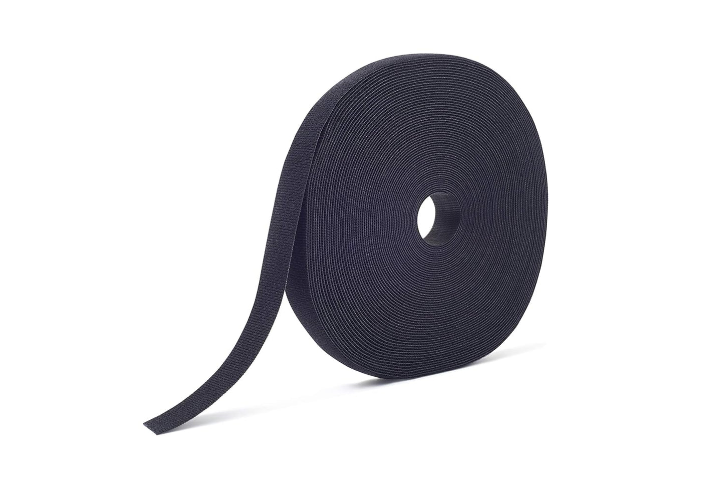 VELCRO Brand ONE-WRAP Tape, Double Sided Roll, 3/8in x 25yd, Black, 189754