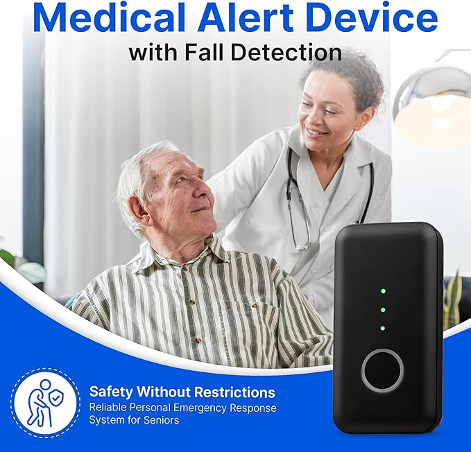 Home&Wellness Senior Safety Gemini Go Anywhere Medical Alert Device Button - Image 2