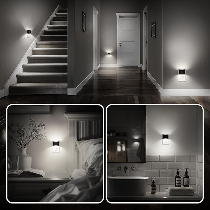 DORESshop LED Night Light, Night Lights Plug into Wall, 3 Level Brightness - Image 6