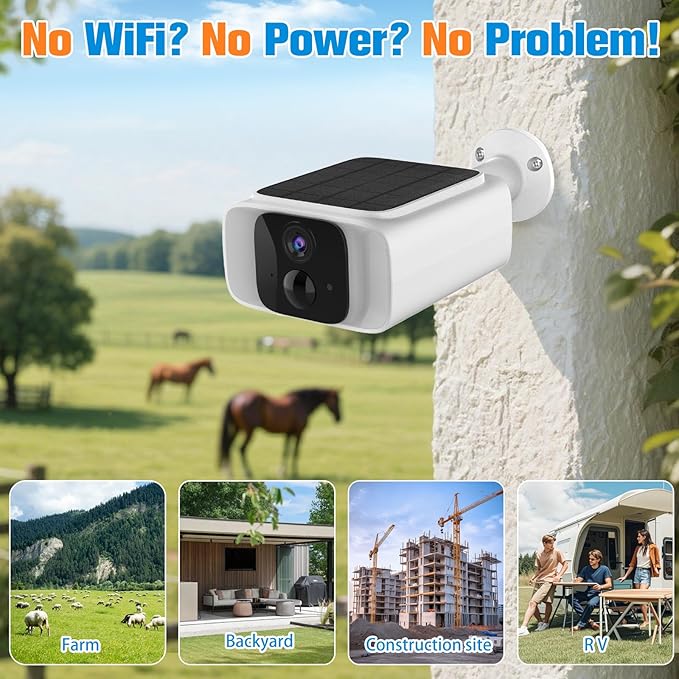 Kweiugfi 4G LTE Cellular Security Cameras Outdoor Wireless, 365-Day Unlimited - Image 7
