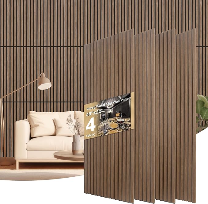 Yuzzy Acoustic Wood Slat Wall Panels by Yuzzy