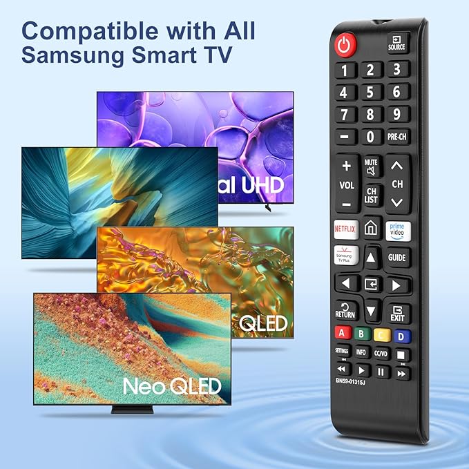 Replacement Remote for Samsung Smart TVs, Universal Control Compatible - Image 2