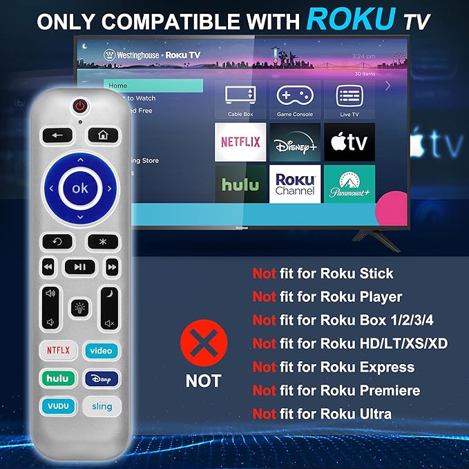 2 Pack Backlit Remote Control Only - Image 3