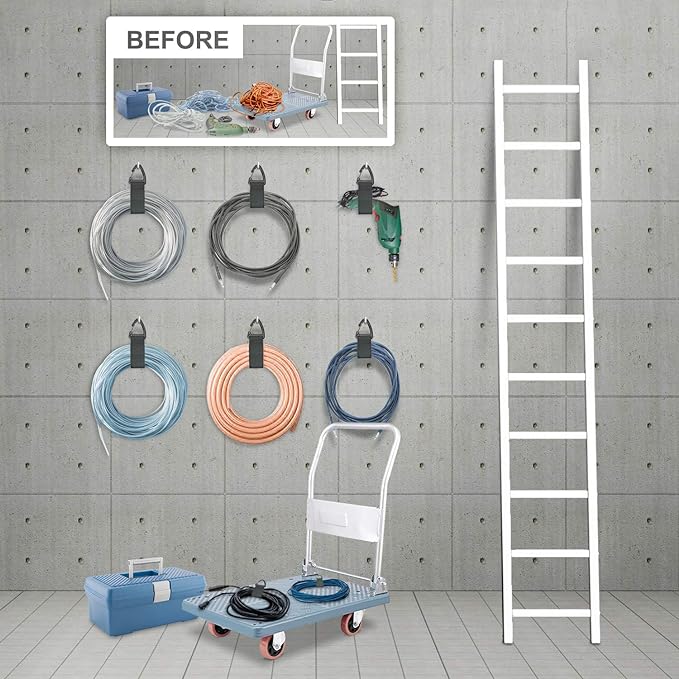 ZTSXLLIM Extension Cord Holder Organizer, Hose Hanger - Image 6