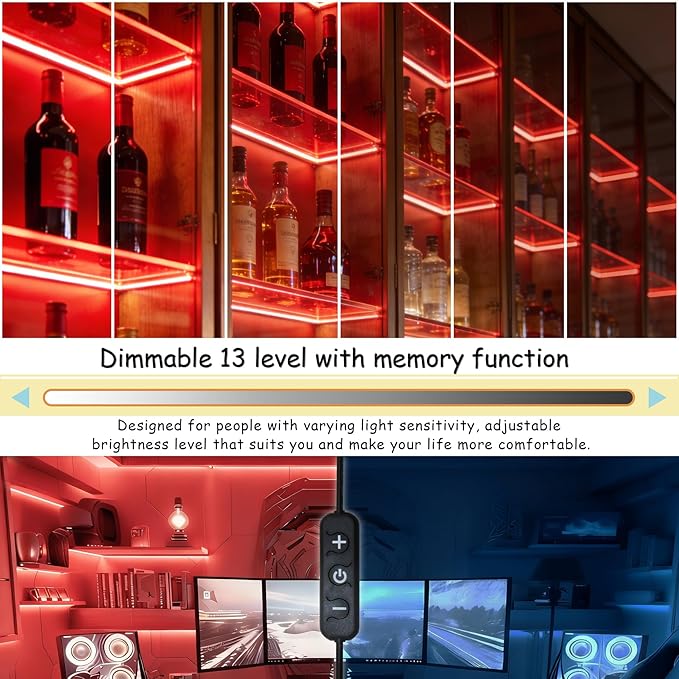Red Led Lights Strip Valentines Galentines Day Decorations - Image 4
