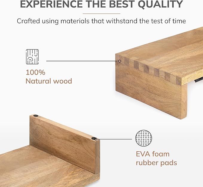 Anji Mountain Wooden Monitor Stand - Image 2