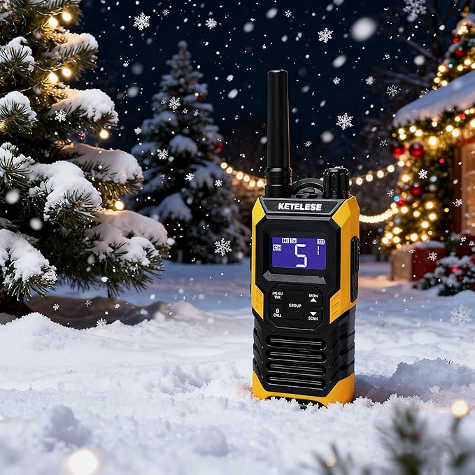 KETELESE T4 Walkie Talkie IP67 Waterproof, Type-C Rechargable Two Way Radio - Image 2