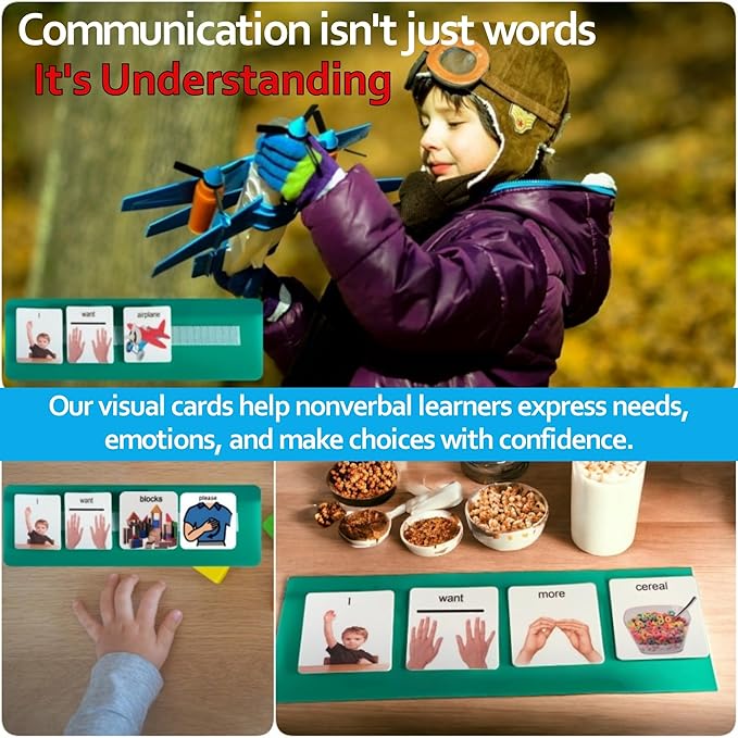 Smile4Autism Large 2"x2" Loose Visual Picture Cards, Receptive and Expressive - Image 6