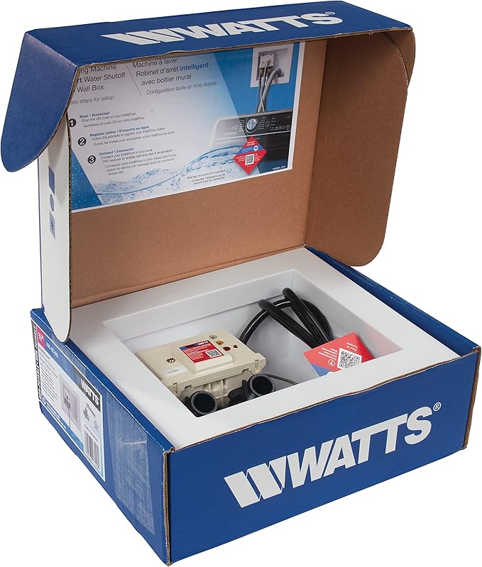 Watts A2C-SC-WB Series Intelliflow 1/2" Washing Machine Smart Water Shutoff - Image 7