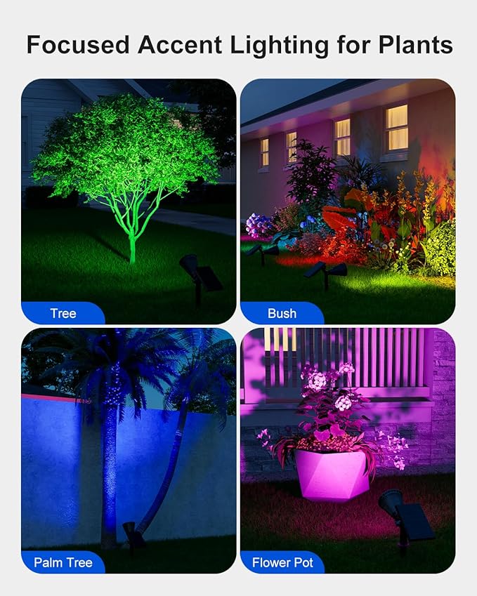 Color Changing Solar Spotlights Outdoor - Image 5
