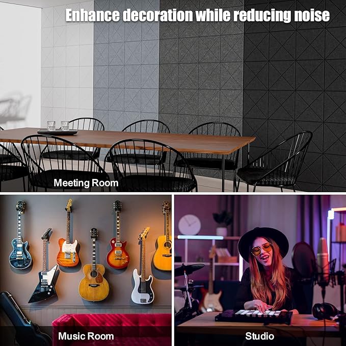 Sonicism 12 Pack X-Lined Acoustic Panels - Image 7