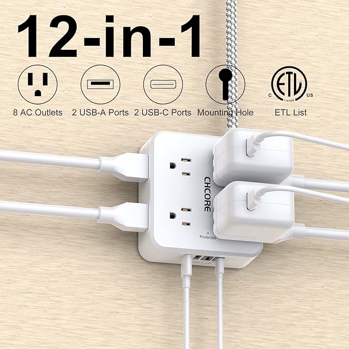 Surge Protector Power Strip - Image 2