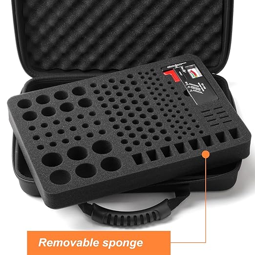 Arkeiliy Battery Organizer, Battery Organizer Storage Case - Image 4