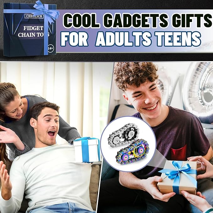 Valentines Day Gifts for Teens Boys Metal Fidget Spinner Toys for Adults - Image 6