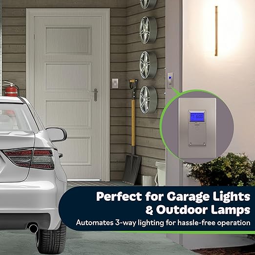 TOPGREENER Digital Astronomic Timer Switch, 7-Day Programmable Sunrise Sunset - Image 2