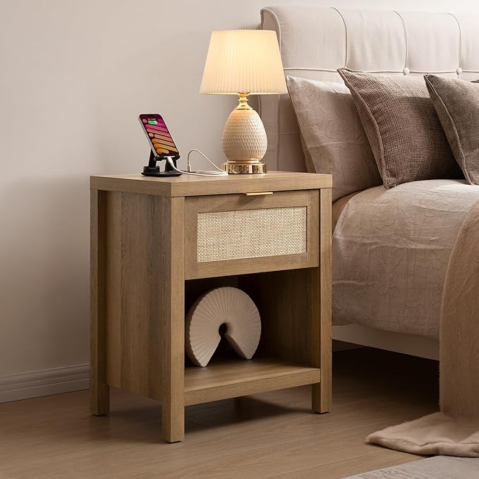 SICOTAS Rattan Night Stand - Image 2