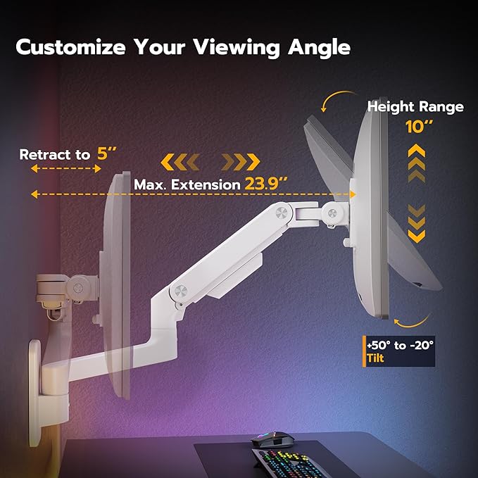 ARES WING Wall Mount Monitor Arm - Image 4
