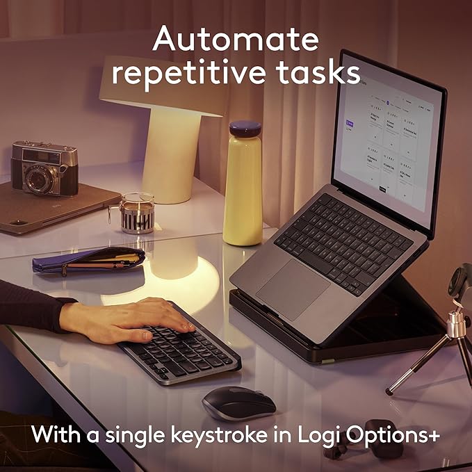 Logitech MX Keys Mini for Mac Minimalist Wireless Keyboard, Backlit Keys - Image 5